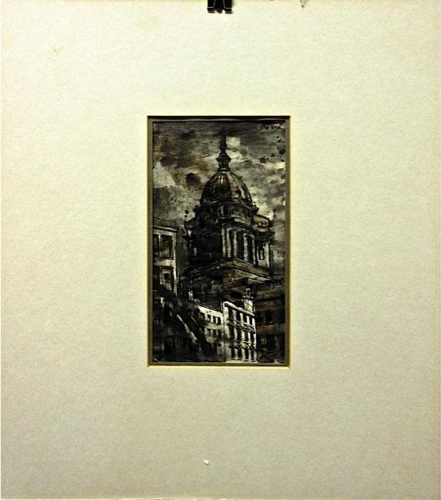 Bruno Joseph Bobak (1923-2012) - Untitled (Dome Top Cathedral)