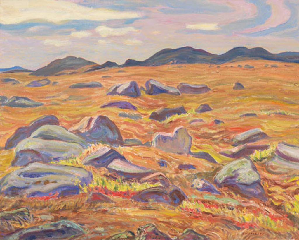 Alexander Young (A. Y.) Jackson (1882-1974) - Barrenlands Near Lake Atnick