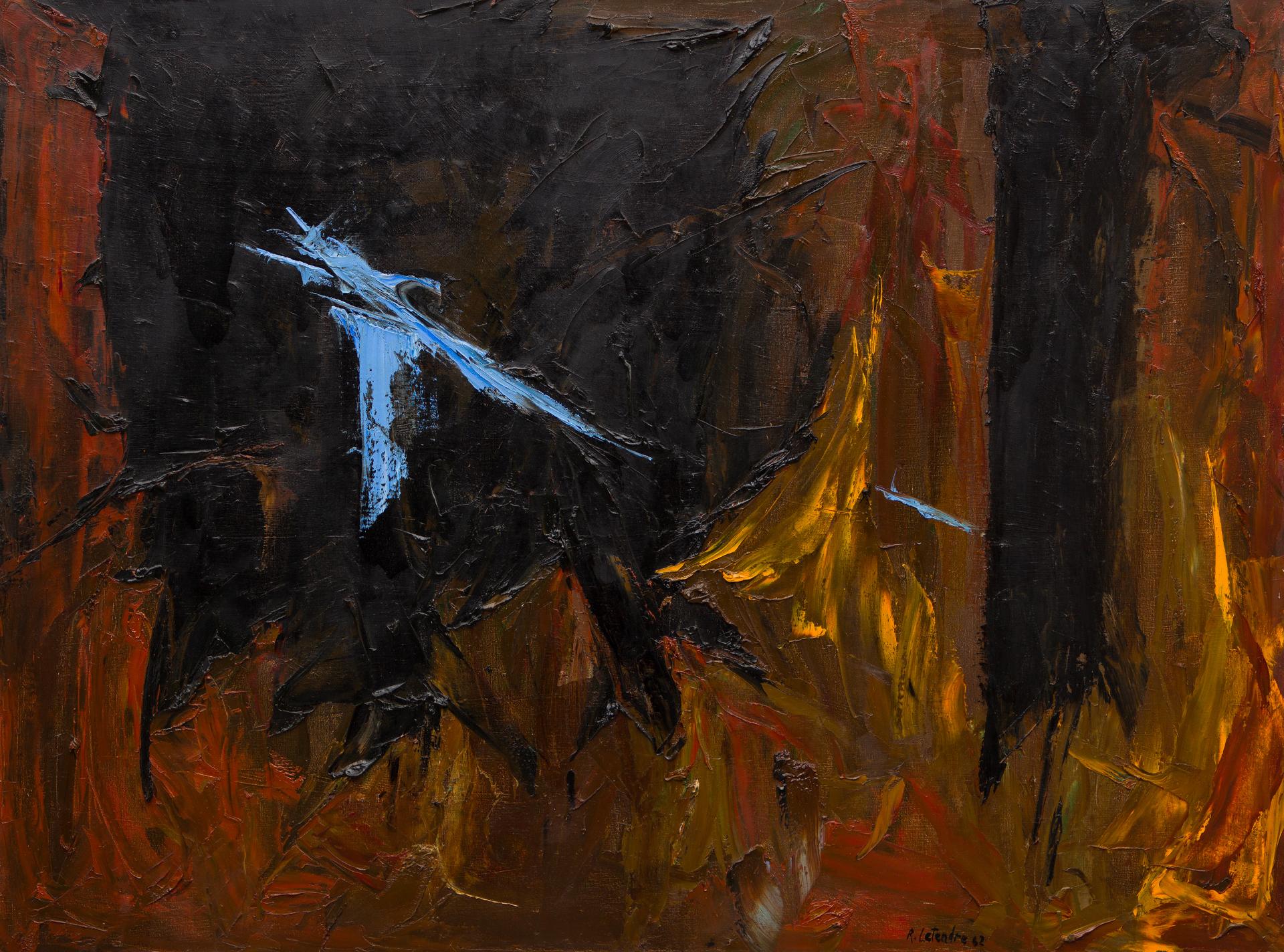Rita Letendre (1928-2021) - Les nuits, 1962
