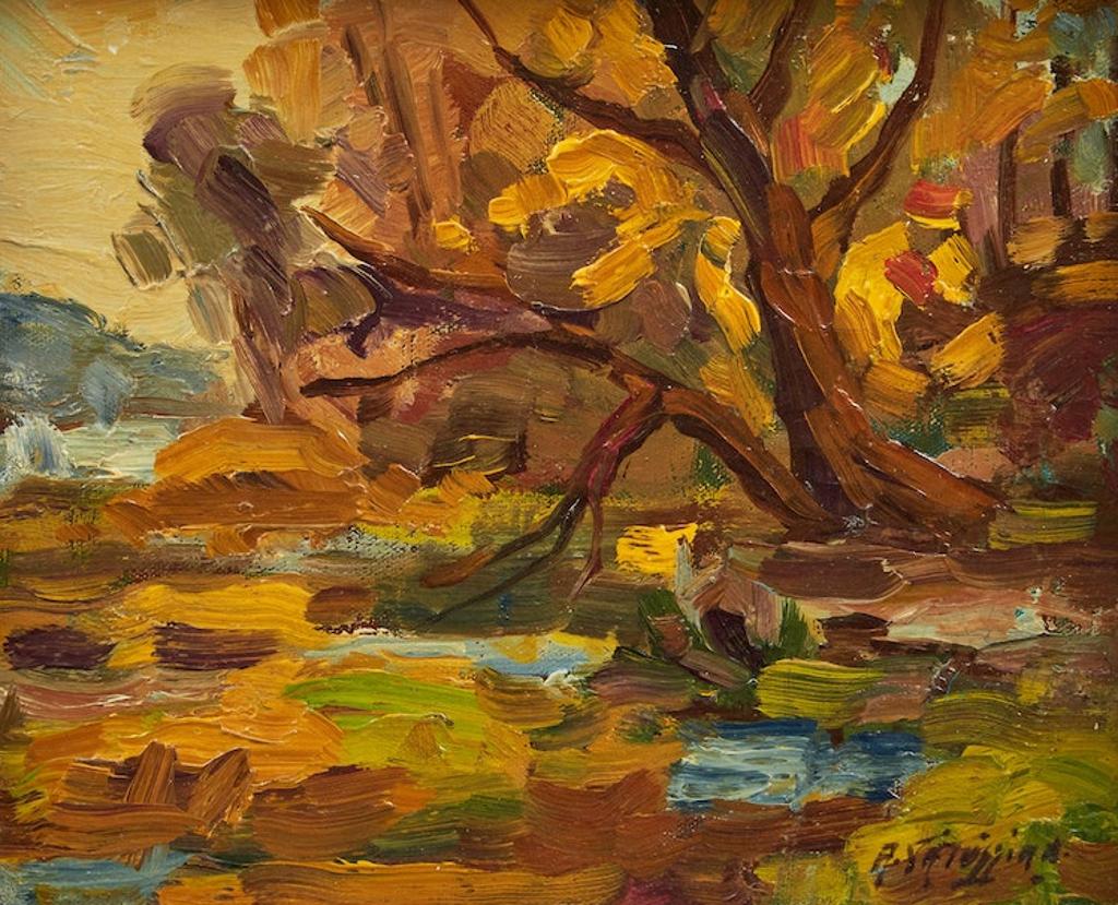 Armand Tatossian (1948-2012) - Lake and Trees