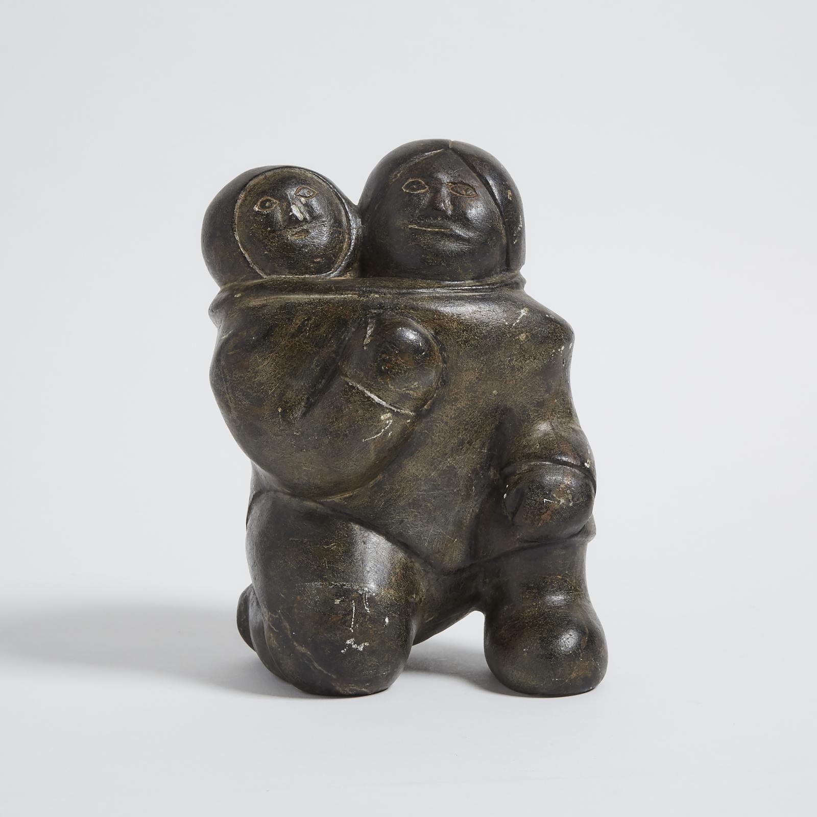 Mathew Aqigaaq (1940-2010) - Mother And Child