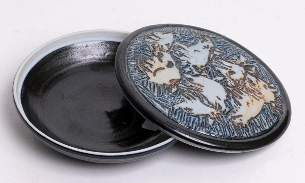 Jack Sures (1934-2018) - Small Covered Dish with Bandicoots