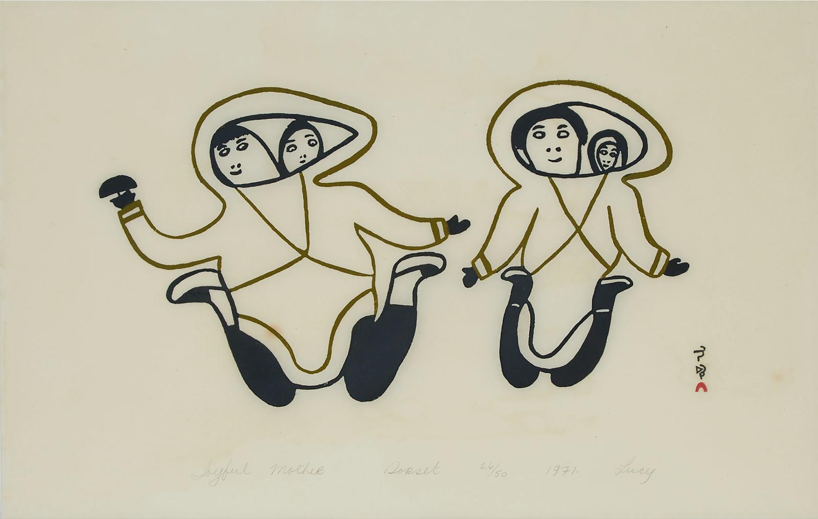 Lucy Qinnuayuak (1915-1982) - Joyful Mother