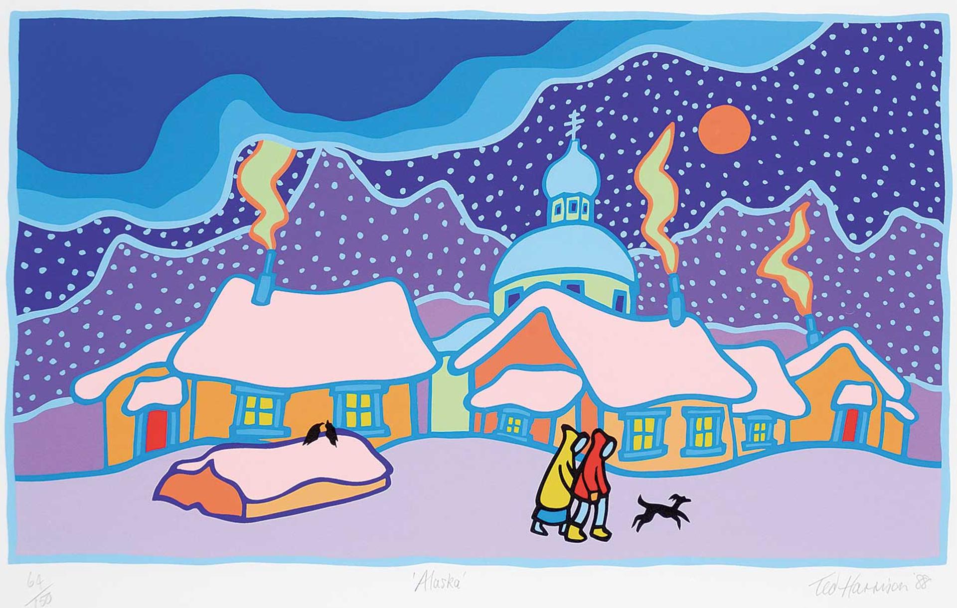 Ted Harrison (1926-2015) - Alaska  #64/150