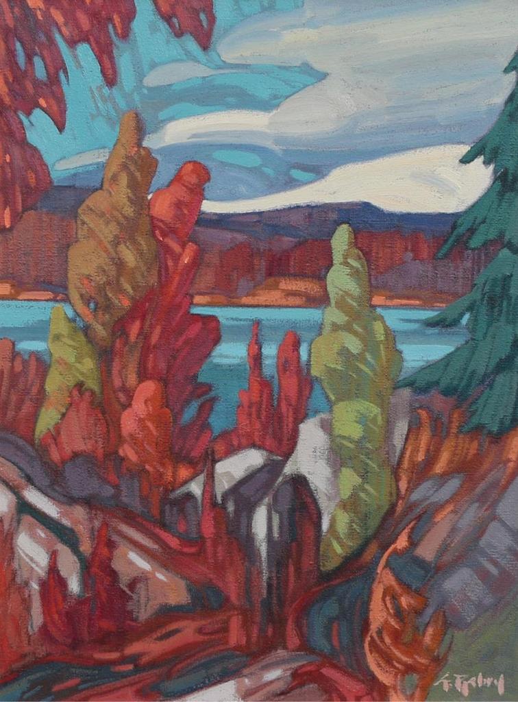 Gaston Rebry (1933-2007) - Sous Le Ciel Dautomne