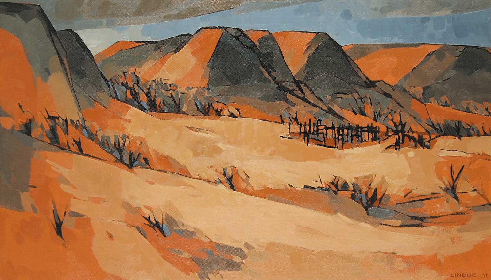 Luke Orton Lindoe (1913-1998) - A Hat Afternoon Before the Green of Spring