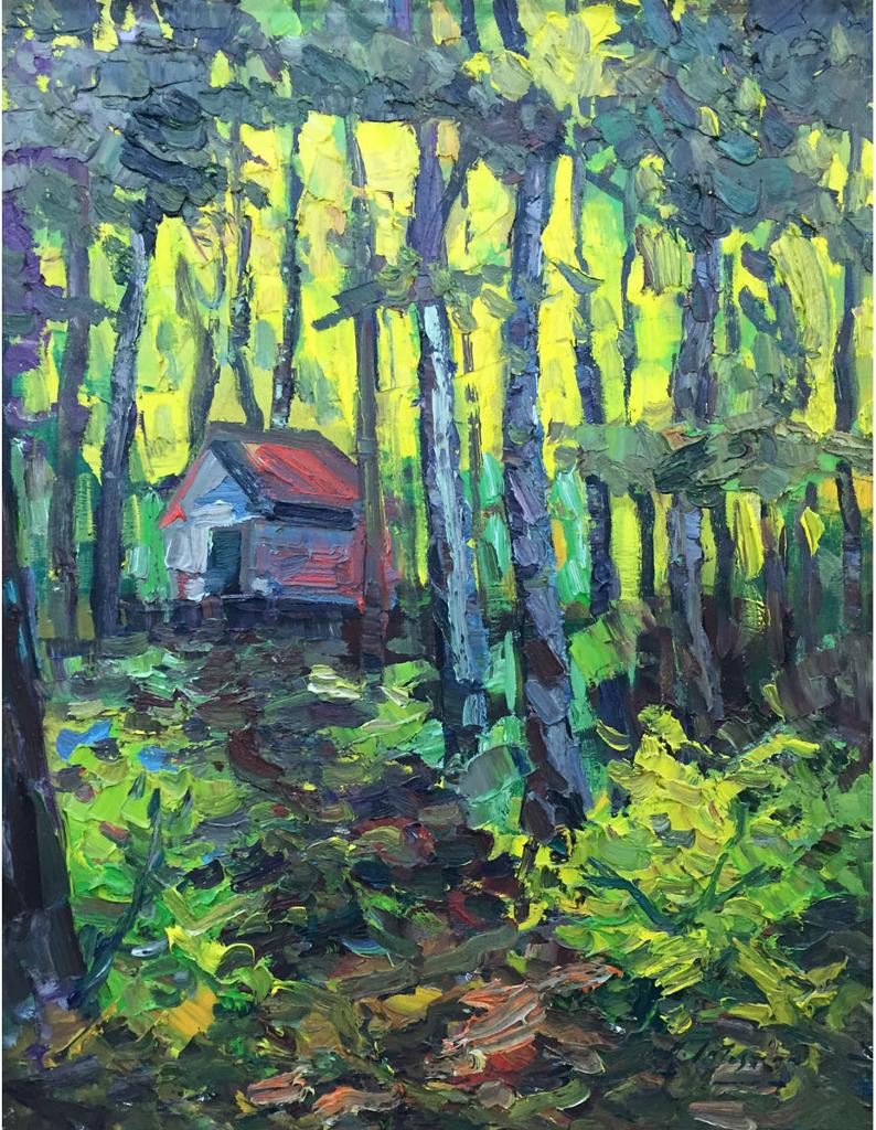 Armand Tatossian (1948-2012) - Cottage in the forest