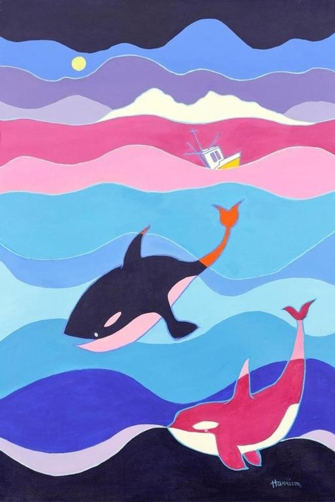 Ted Harrison (1926-2015) - Glorious Sea; 1988