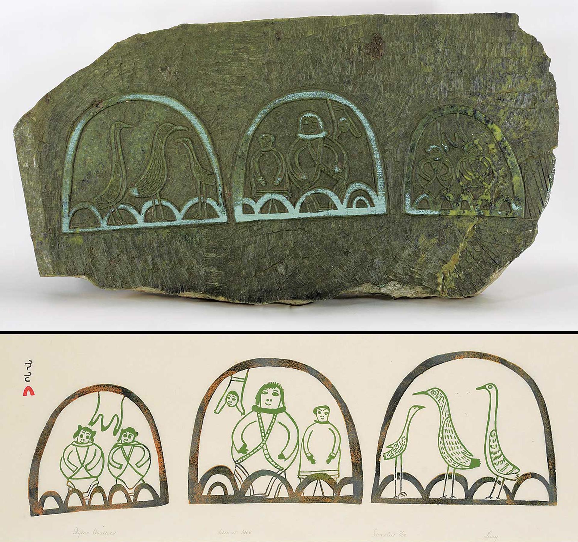 Lucy Qinnuayuak (1915-1982) - Igloo Dwellers