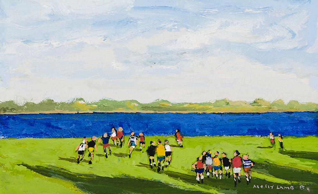 Molly Joan Lamb Bobak (1922-2014) - Practice on the Green