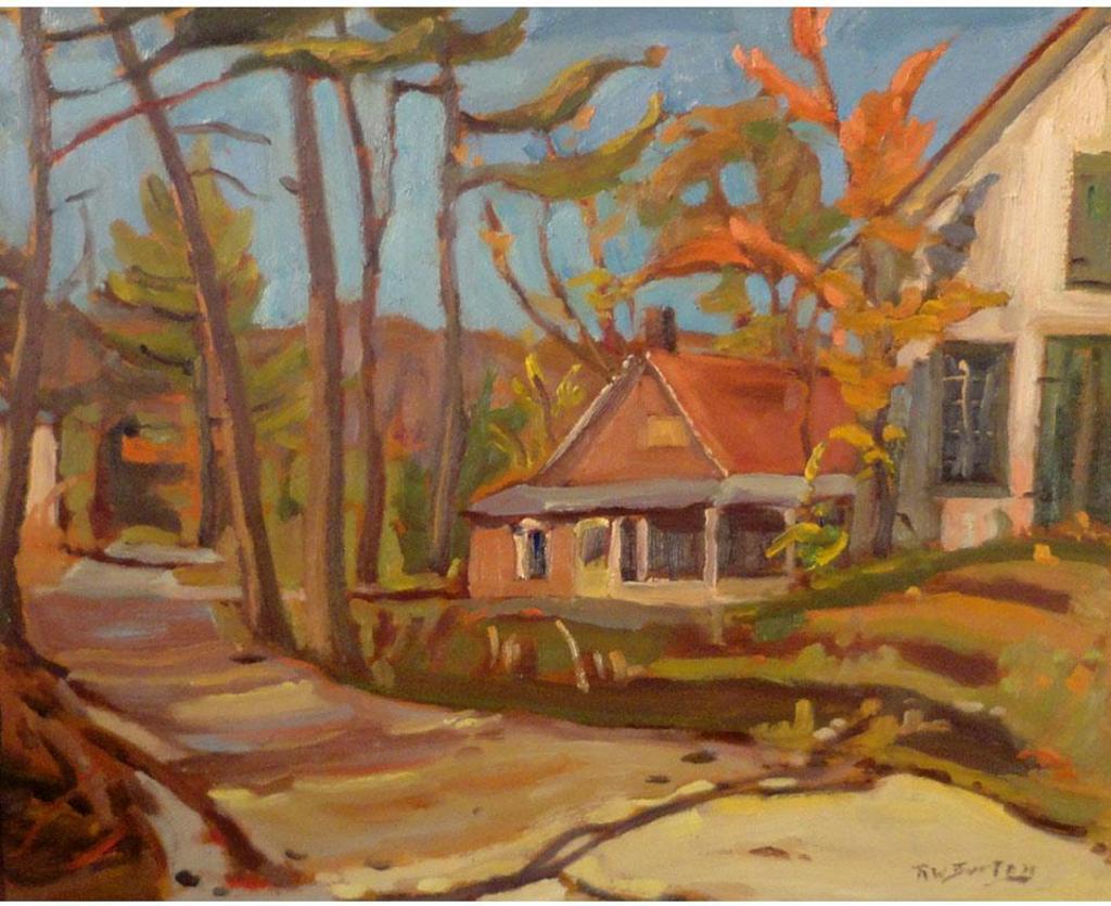 Ralph Wallace Burton (1905-1983) - Road Into Farm Pointe, Que., 1963