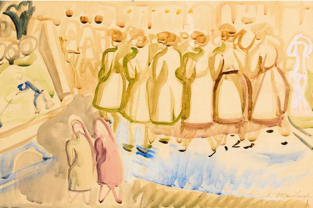 Pegi Margaret Kathleen Nicol MacLeod (1904-1949) - A Column Of Figures