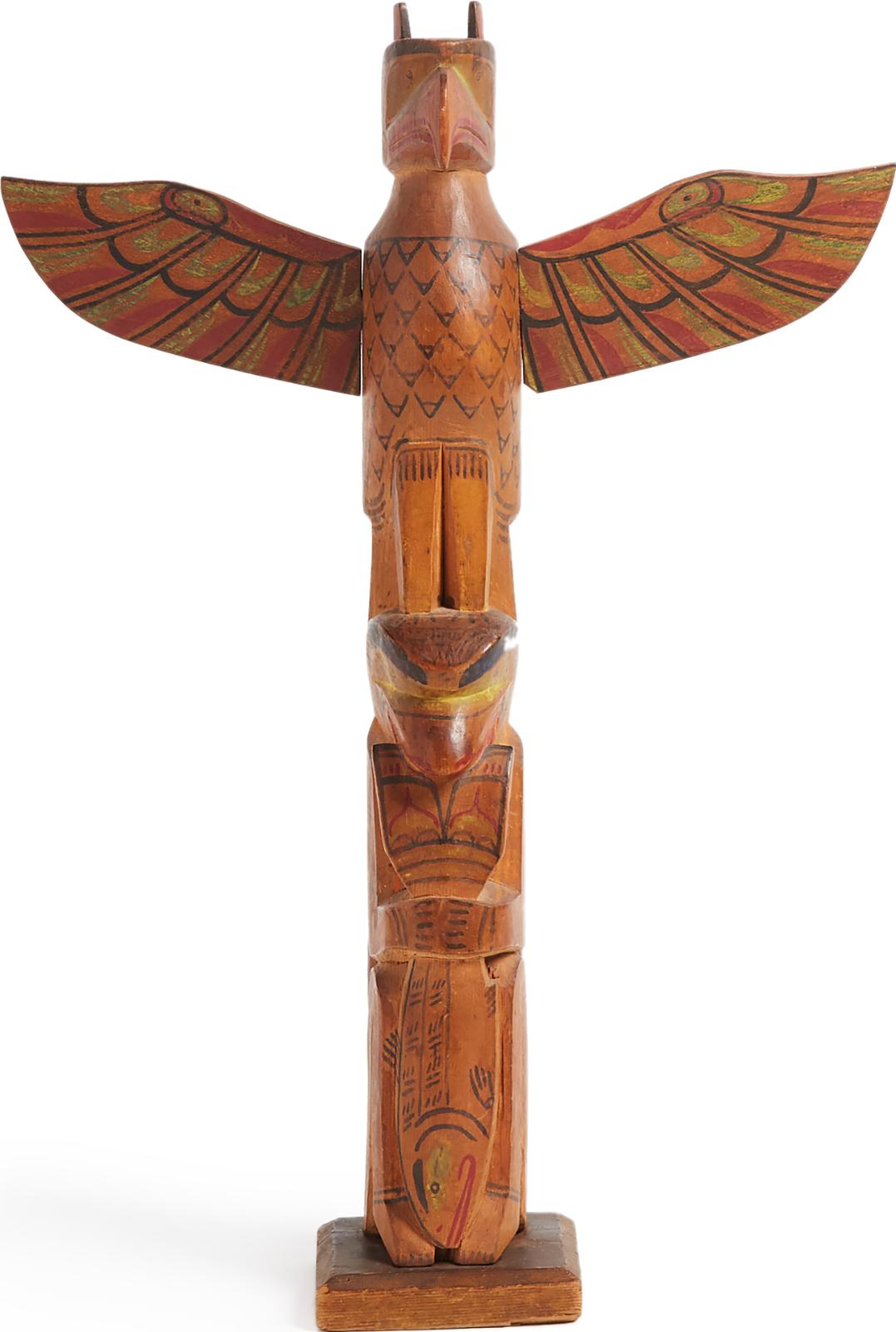 Arthur Shaughnessy (1884-1945) - Eagle, Wolf And Fish Totem Pole