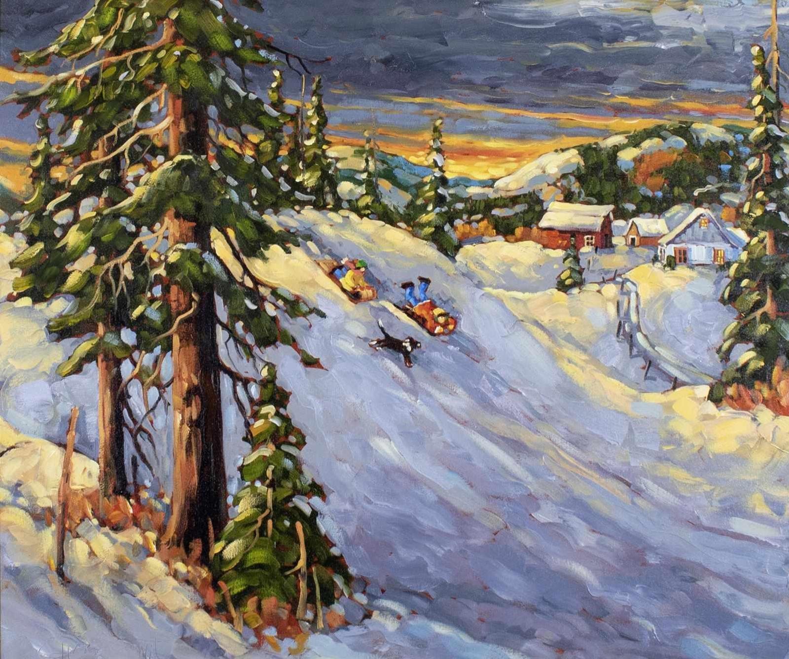 Rod Charlesworth (1955) - Sliding At Dusk