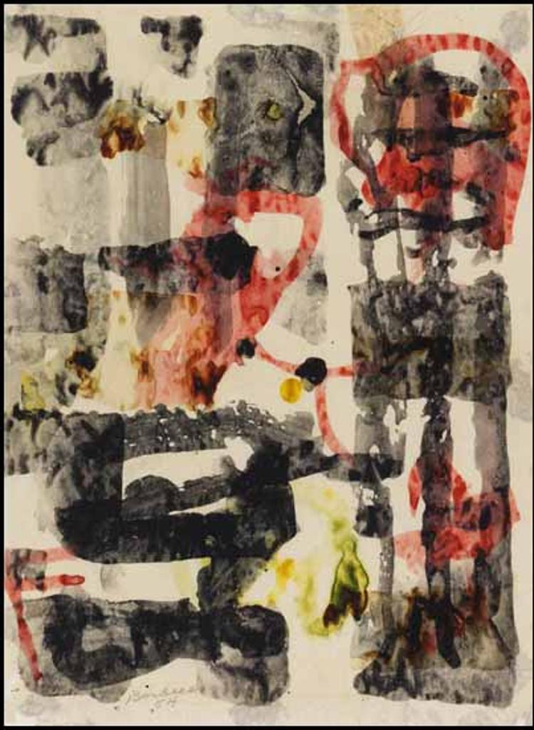 Paul-Émile Borduas (1905-1960) - Rouges emprisonnés
