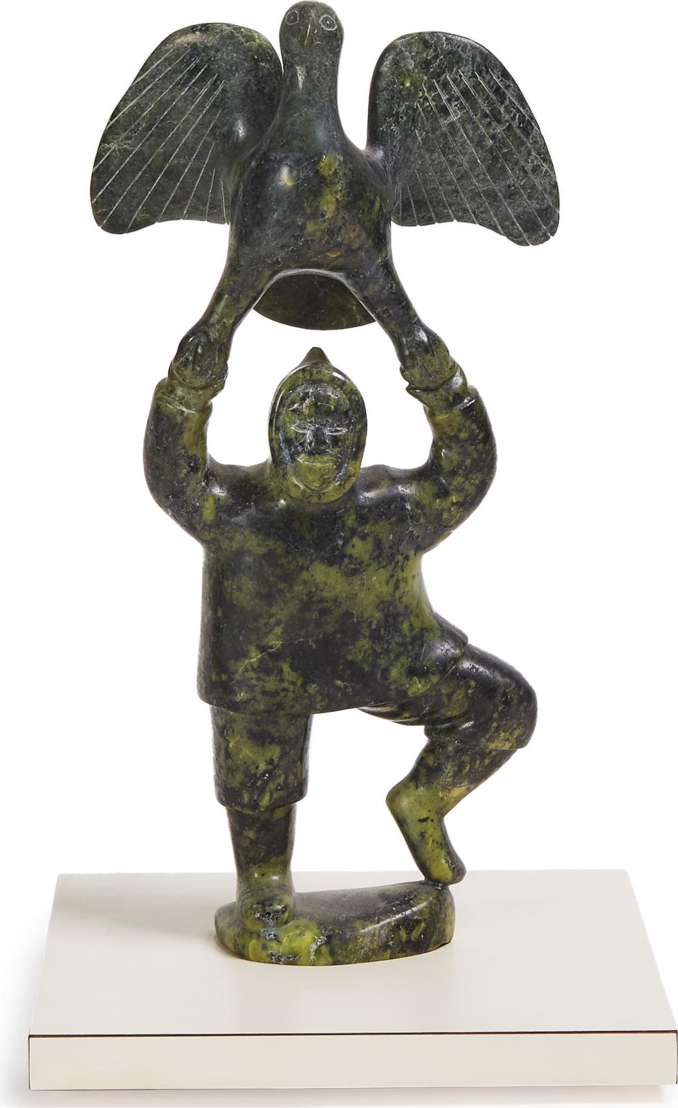 Abraham Etungat (1911-1999) - Man Catching Bird