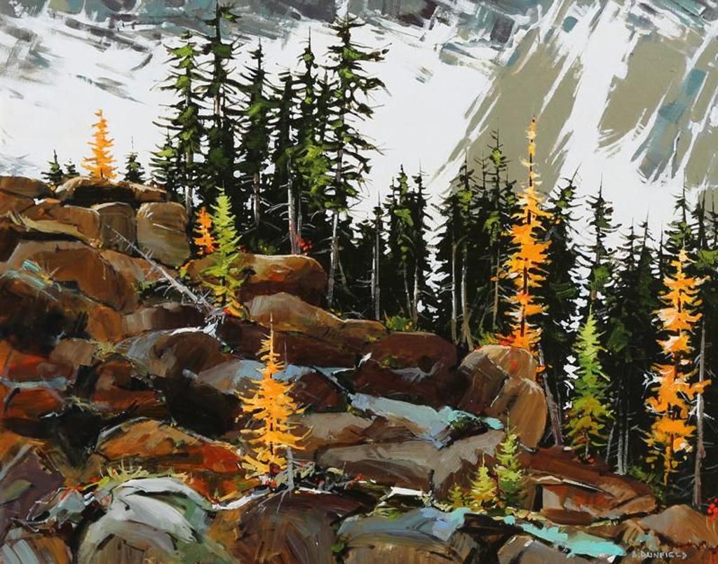 Allan Dunfield (1950) - Autumn Arriving (Yoho National Park); 2013