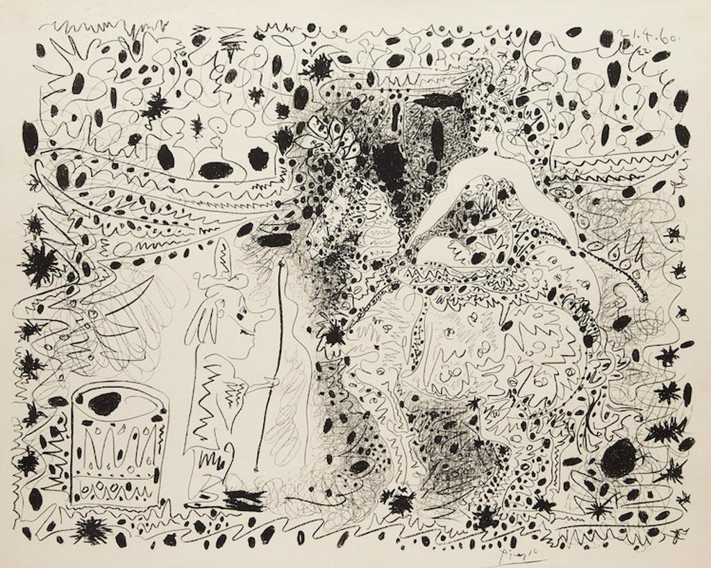 Pablo Ruiz Picasso (1881-1973) - L’Écuyere (Bloch 999, Mourlot 333)