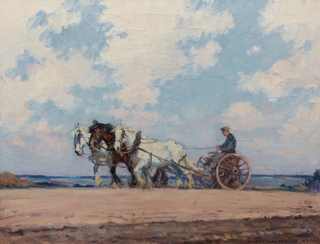 Manly Edward MacDonald (1889-1971) - Spring Seeding