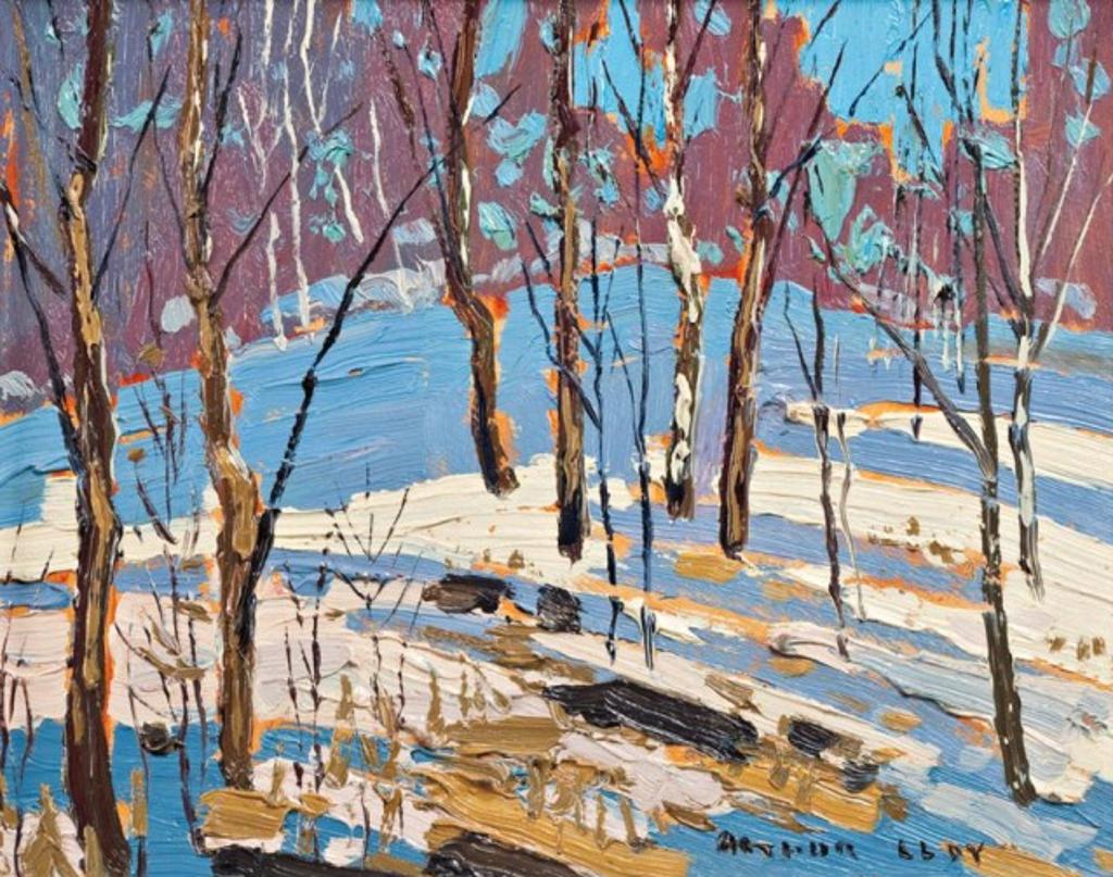 Arthur George Lloy (1929-1986) - Spring Snow Study