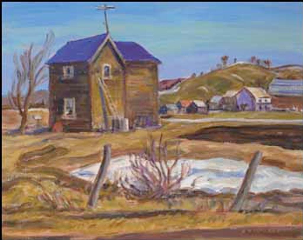 Alexander Young (A. Y.) Jackson (1882-1974) - House with a Blue Roof, Harrington, Quebec