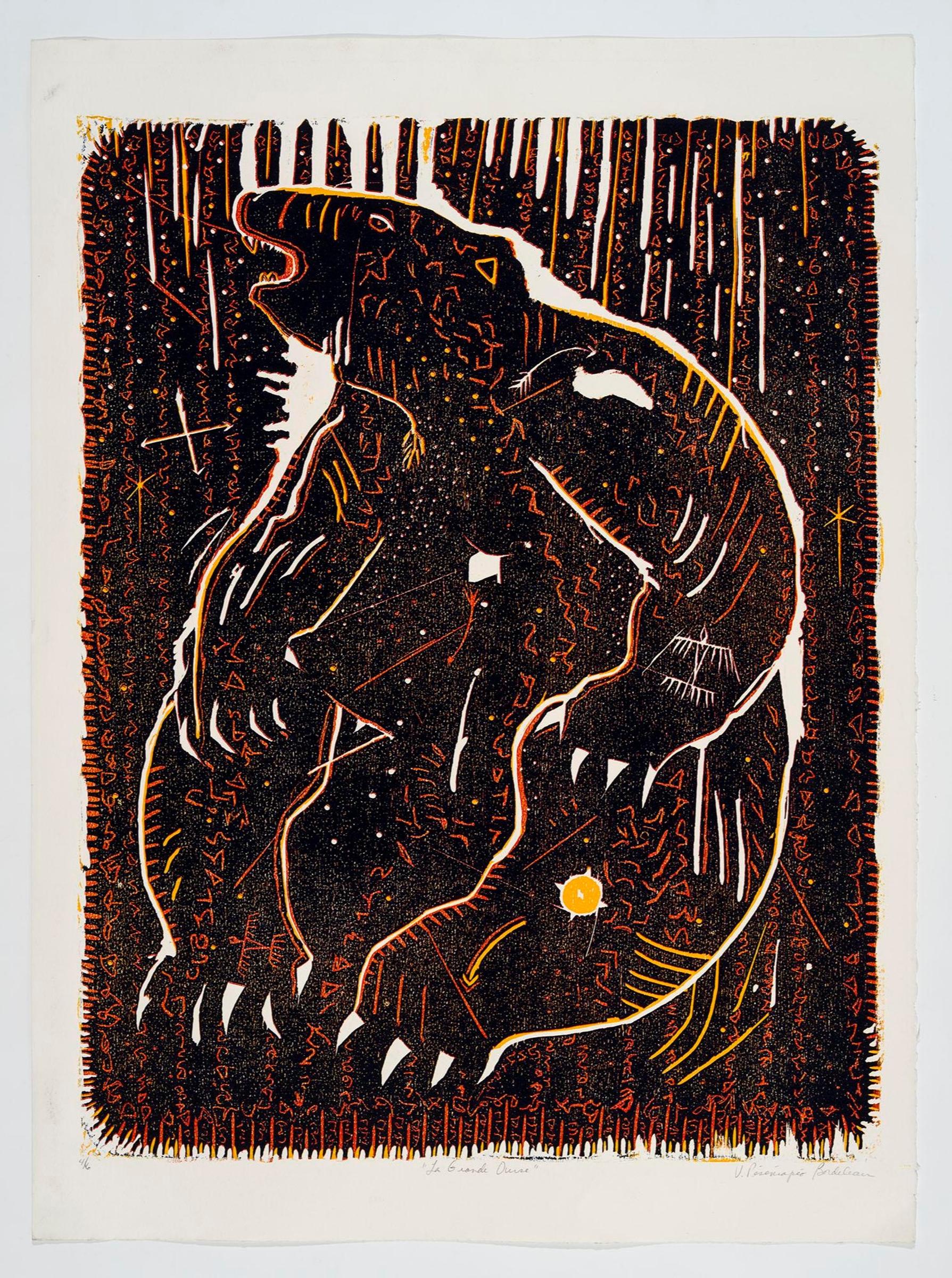 Virginia Pésémapéo Bordeleau - La grande ourse, 1991