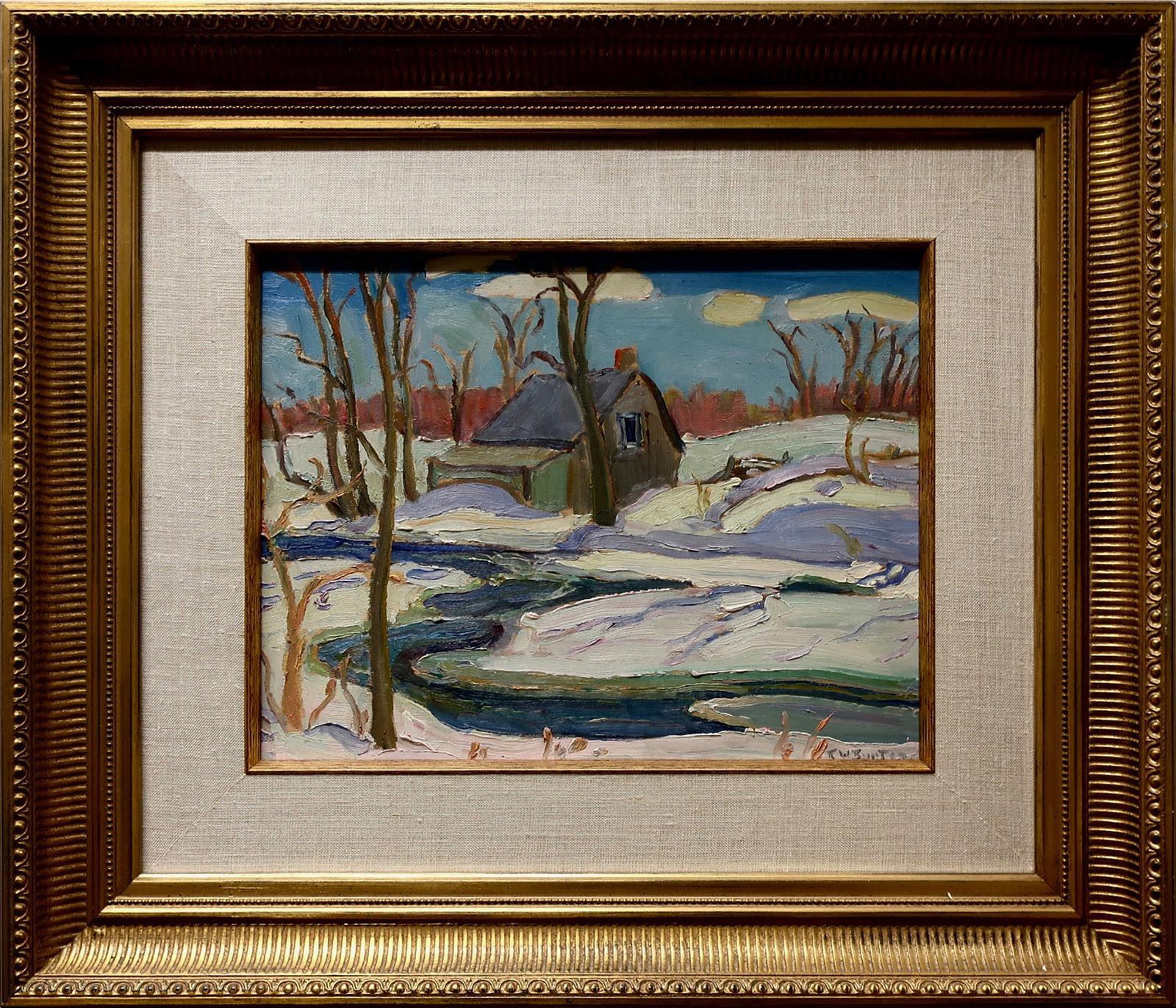 Ralph Wallace Burton (1905-1983) - Spring On The Jock River Near Ashton, Ont.