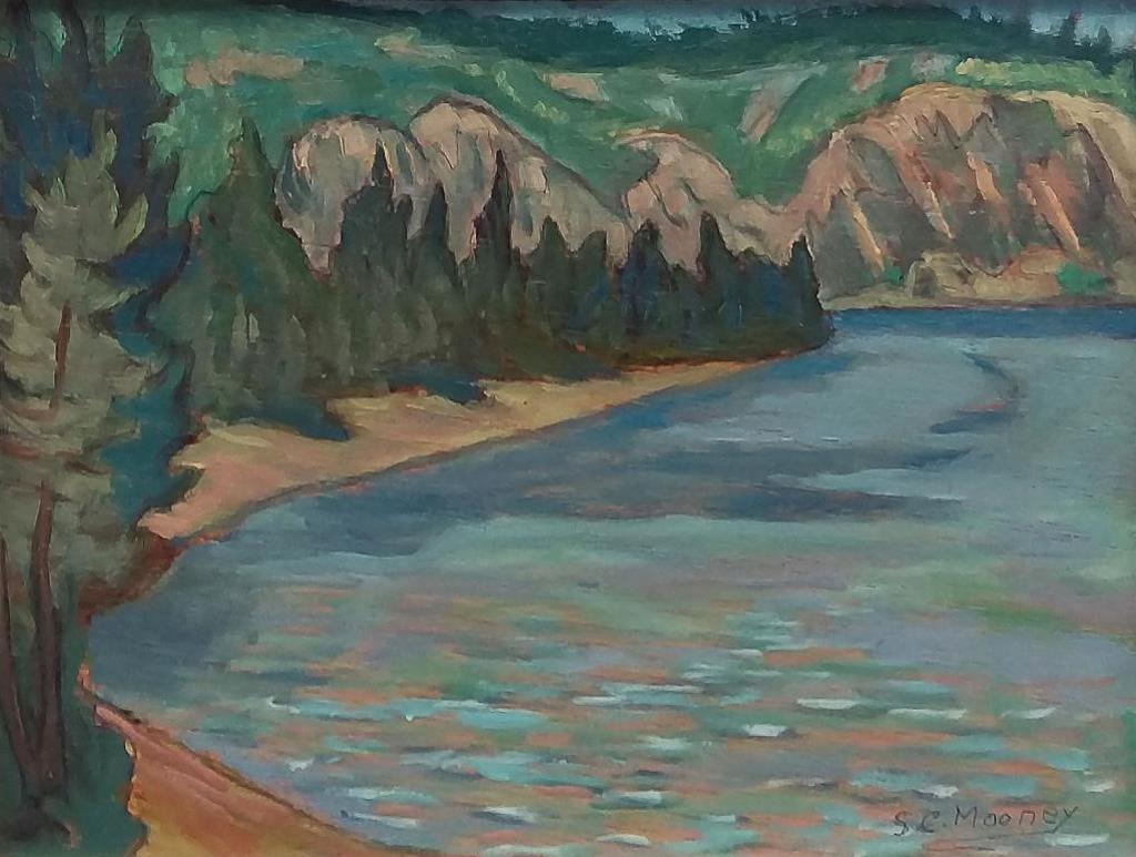 Sidney Charles Mooney (1927-1992) - Mazinaw Lake, from South Beach, 1990