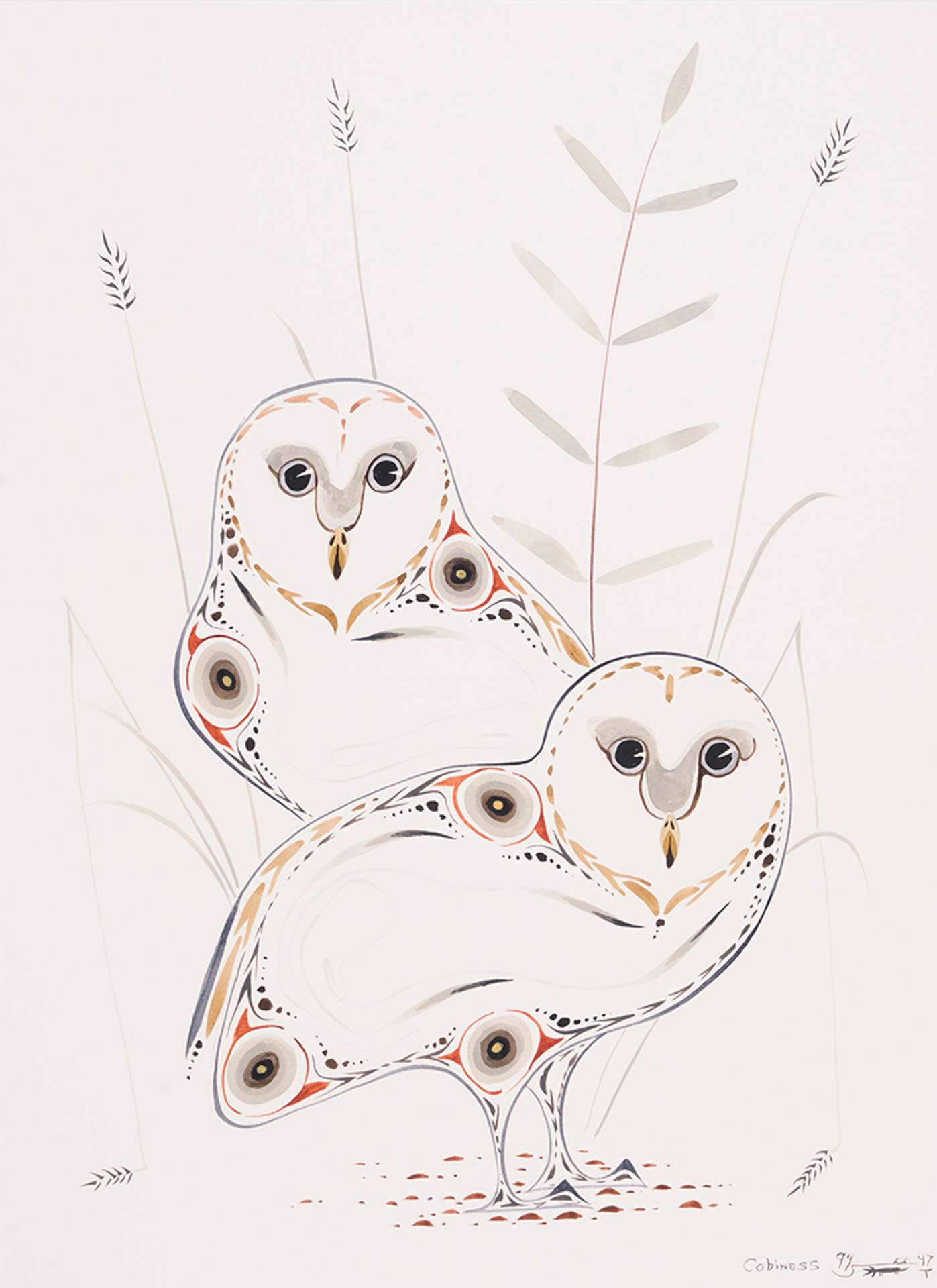 Eddy Cobiness (1933-1996) - Two Owls