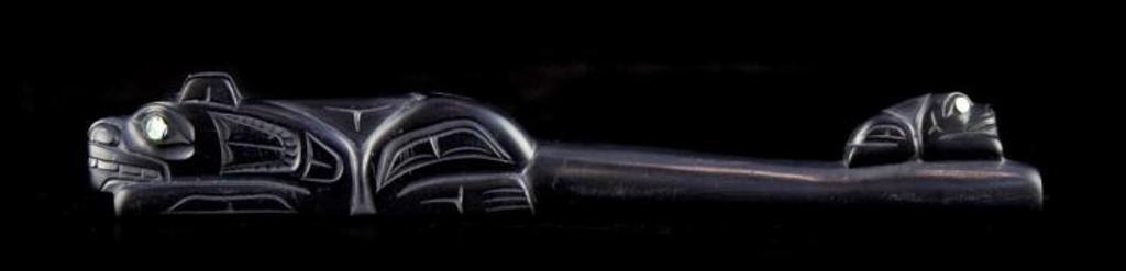 Glen Pollard (1957) - a carved argillite pipe
