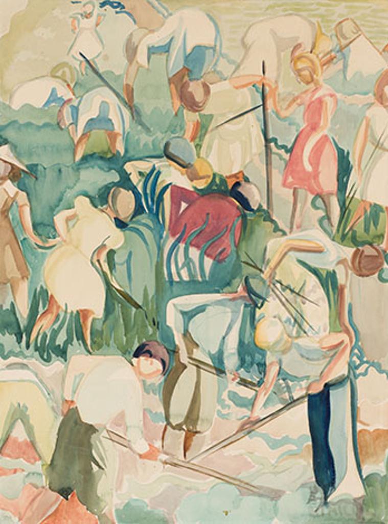 Pegi Margaret Kathleen Nicol MacLeod (1904-1949) - School Garden