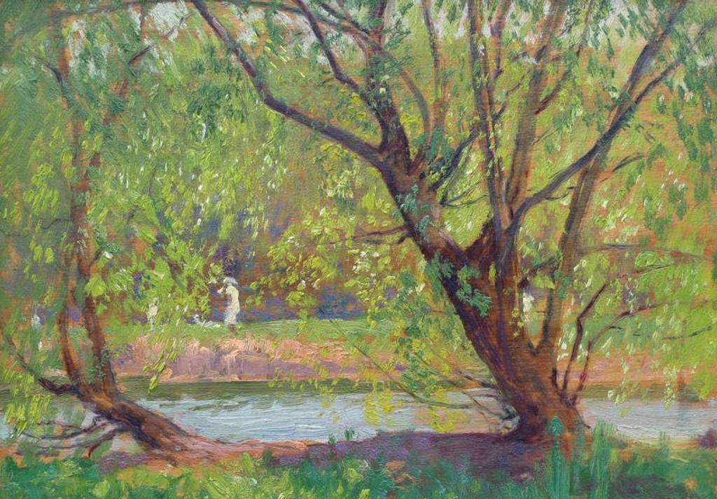 Addison Winchell Price (1907-2003) - Willows, A Perfect May Day