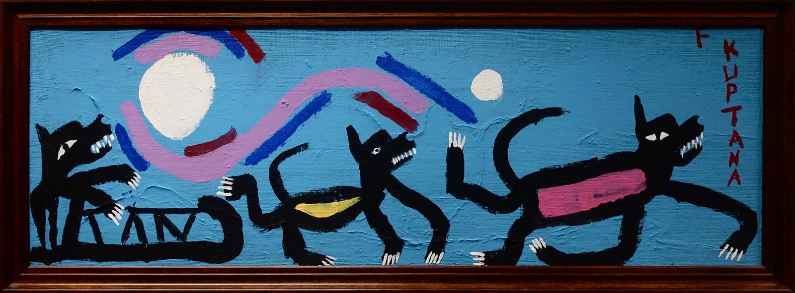 Floyd Kuptana (1964-2021) - Untitled (Sleigh Team)