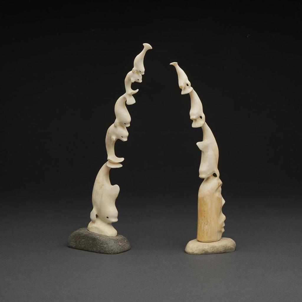 Gideon Qauqjuaq (1941) - Whale Totems (2)