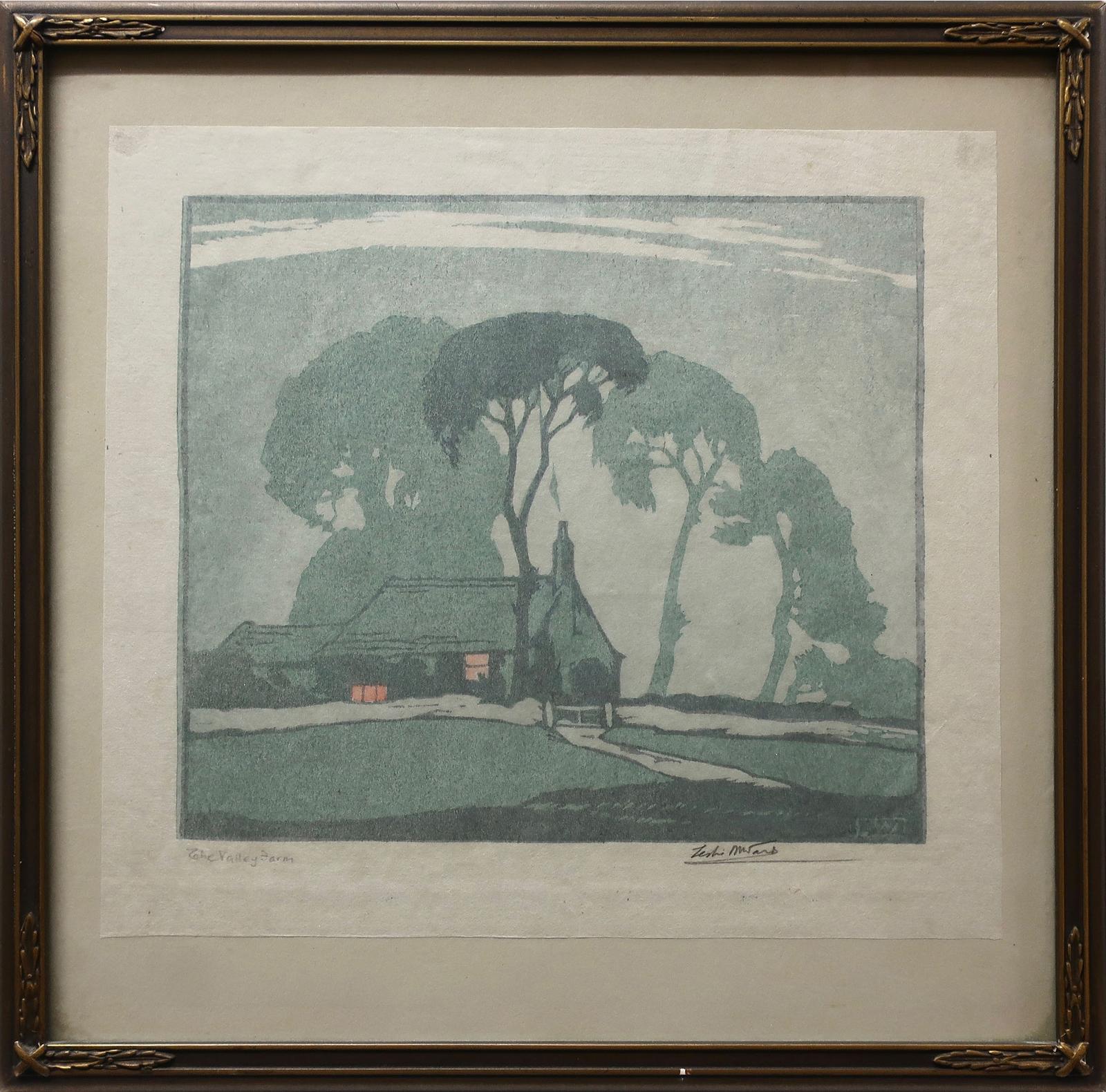 Leslie Moffat Ward (1888-1978) - The Valley Farm