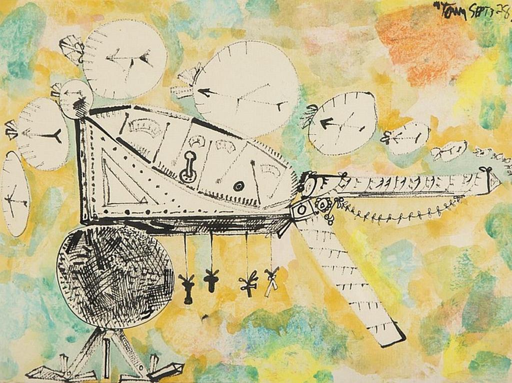 Harold Barling Town (1924-1990) - Soft Rock Machine For Marcel Duchamp