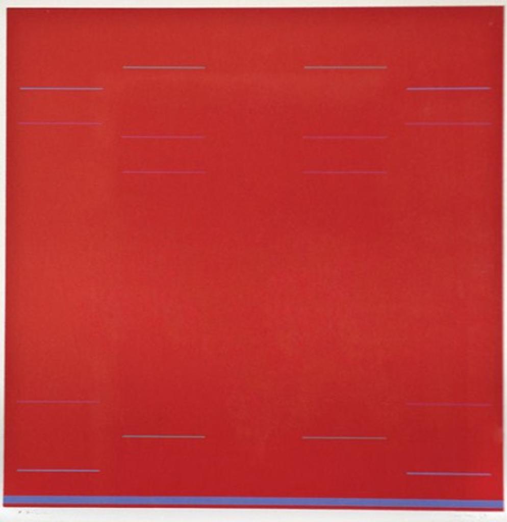 Yves Gaucher (1934-2000) - Carre Rouge, untitled