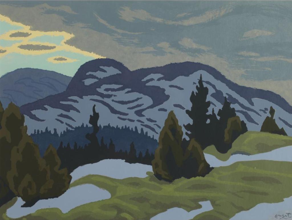 Edwin Headley Holgate (1892-1977) - Snow Clouds