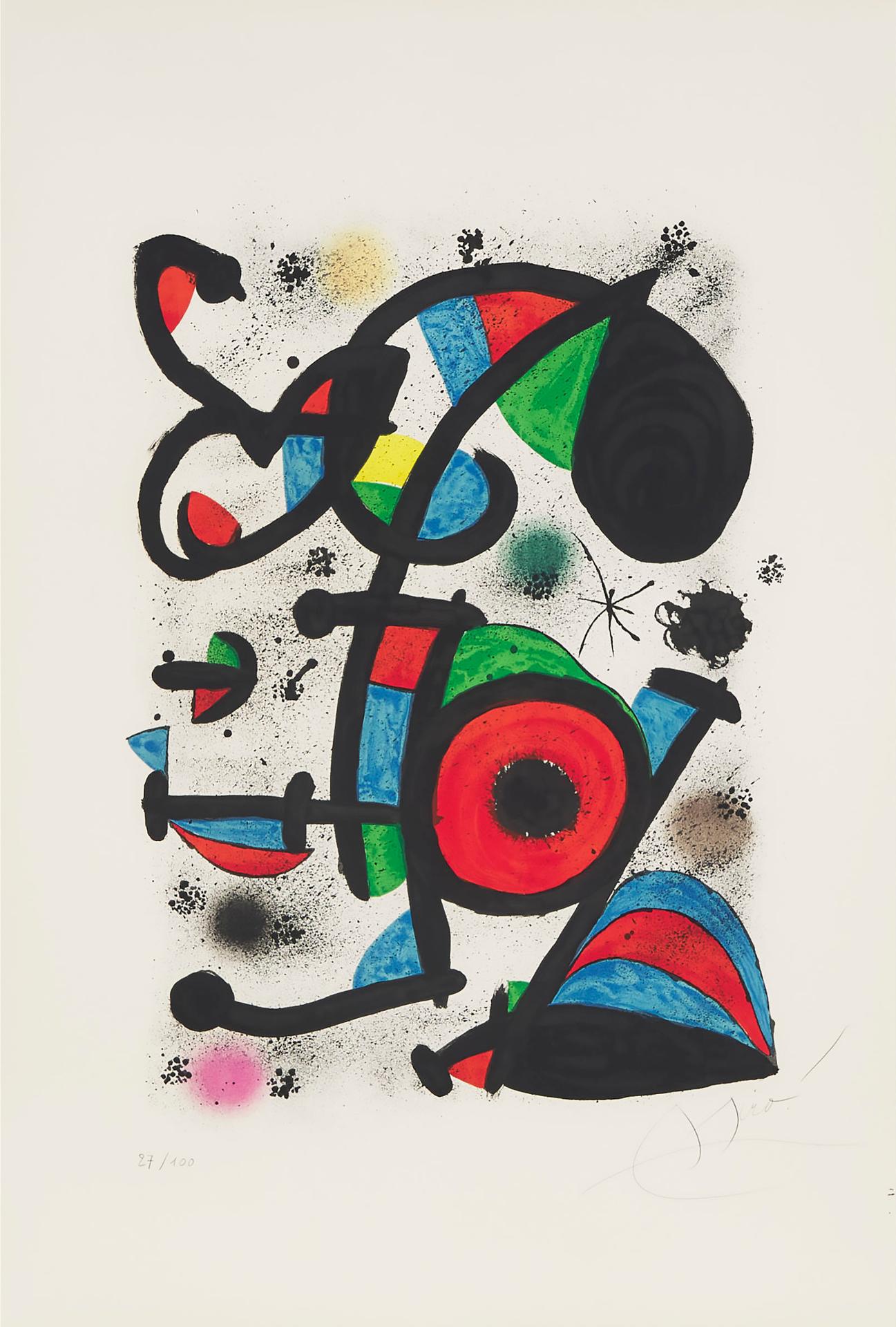 Joan Miró (1893-1983) - Querelle D'amoureux, I, From