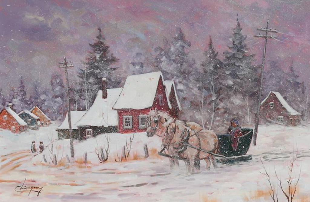 Claude Langevin (1942-2024) - Randonnee Sous La Neige