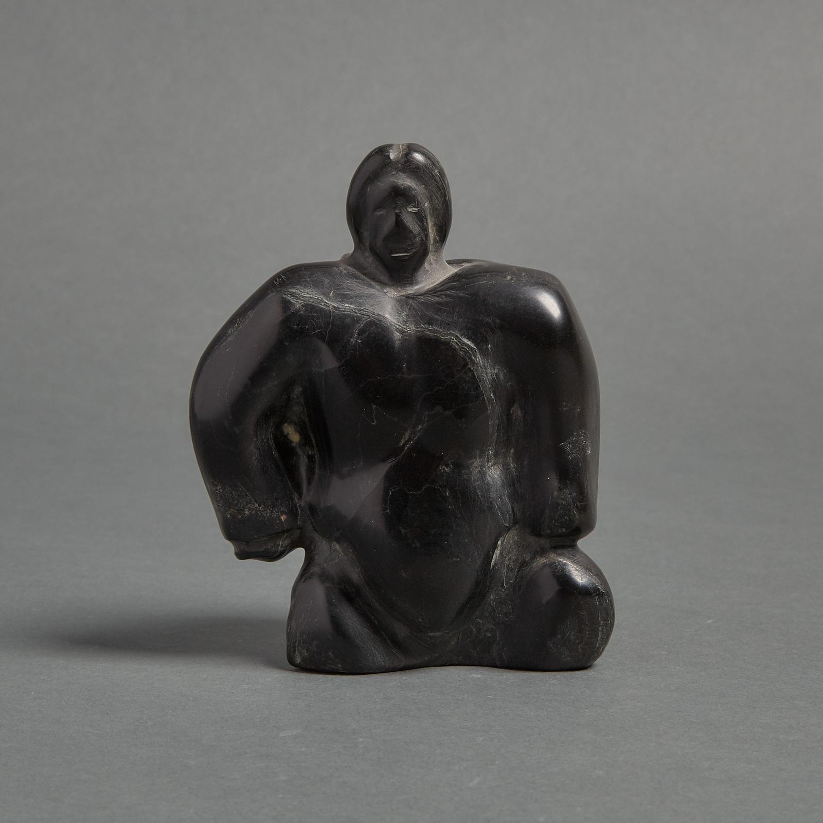 William Anautalik (1931-1987) - Crouching Woman