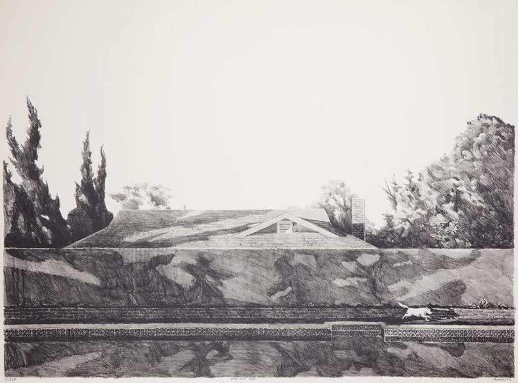 Roger Savage (1941) - Dog and Pool