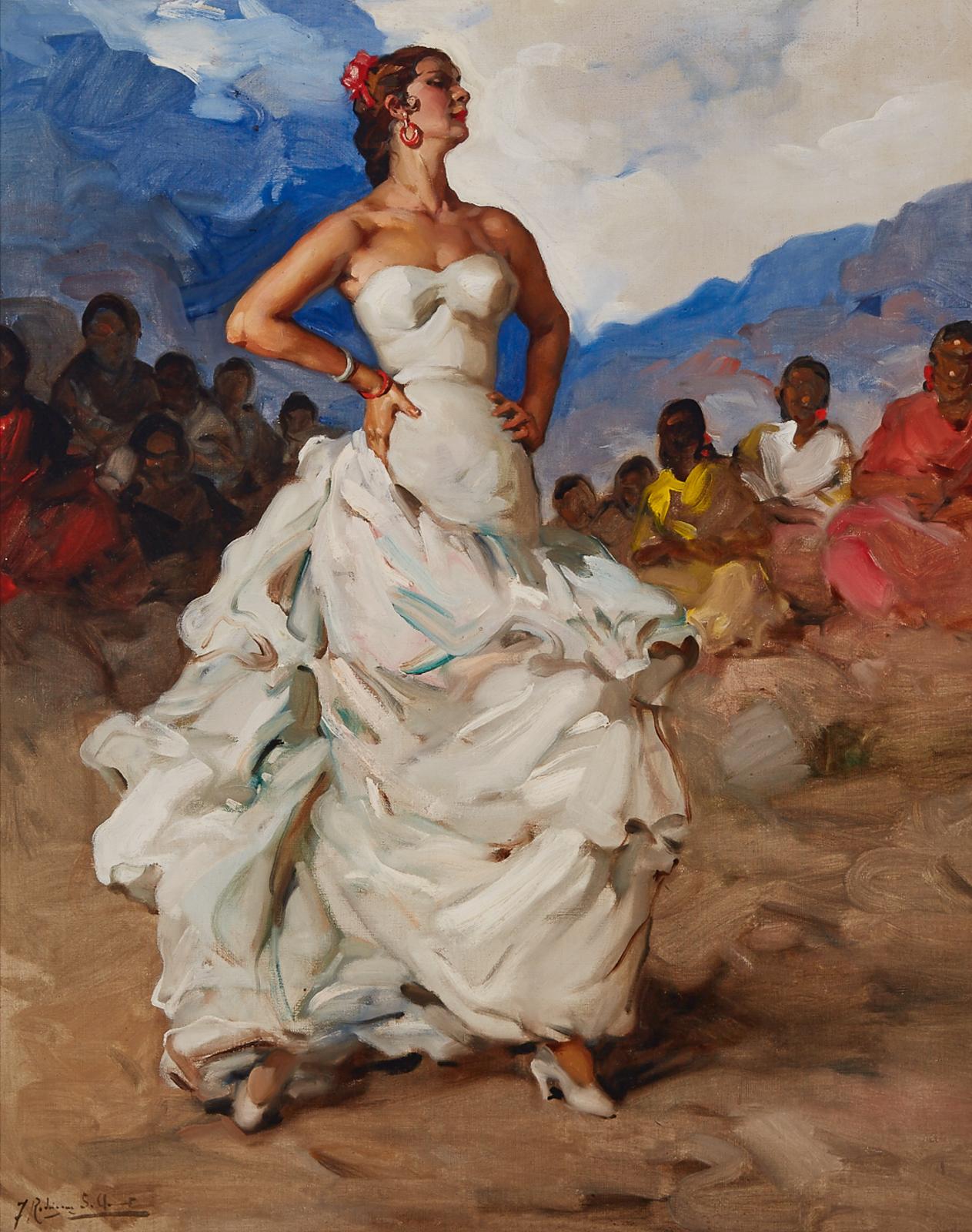 Francisco Rodriguez Clement (1861-1956) - In The Hills Of Granada