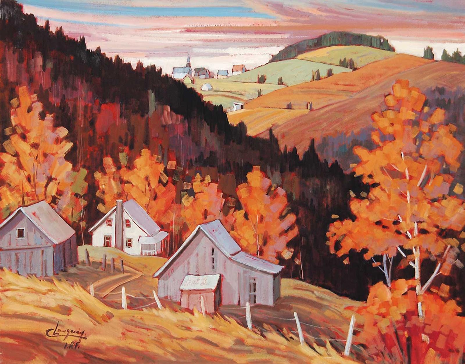 Claude Langevin (1942-2024) - La Plateau, Le Eboulements