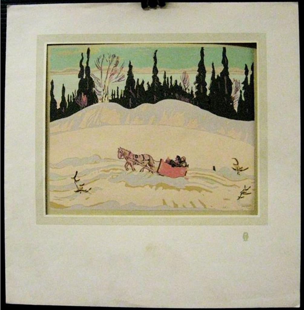Alexander Young (A. Y.) Jackson (1882-1974) - Caleche In Snow