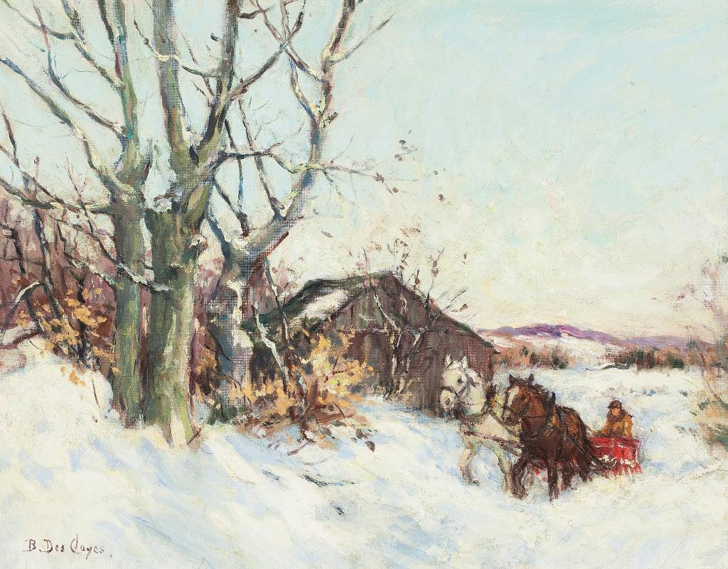 Berthe Des Clayes (1877-1968) - Hiver