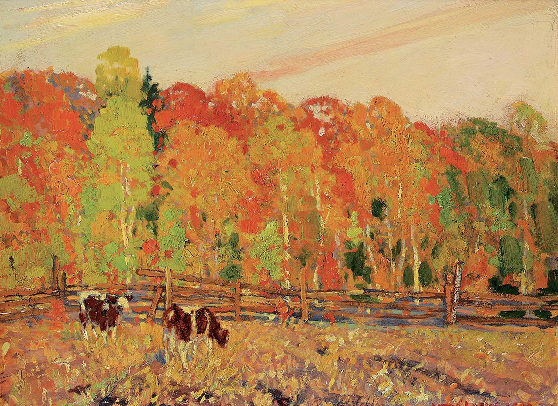 Andreas Christian Gottfried (André) Lapine (1866-1952) - Untitled - Golden Pasture