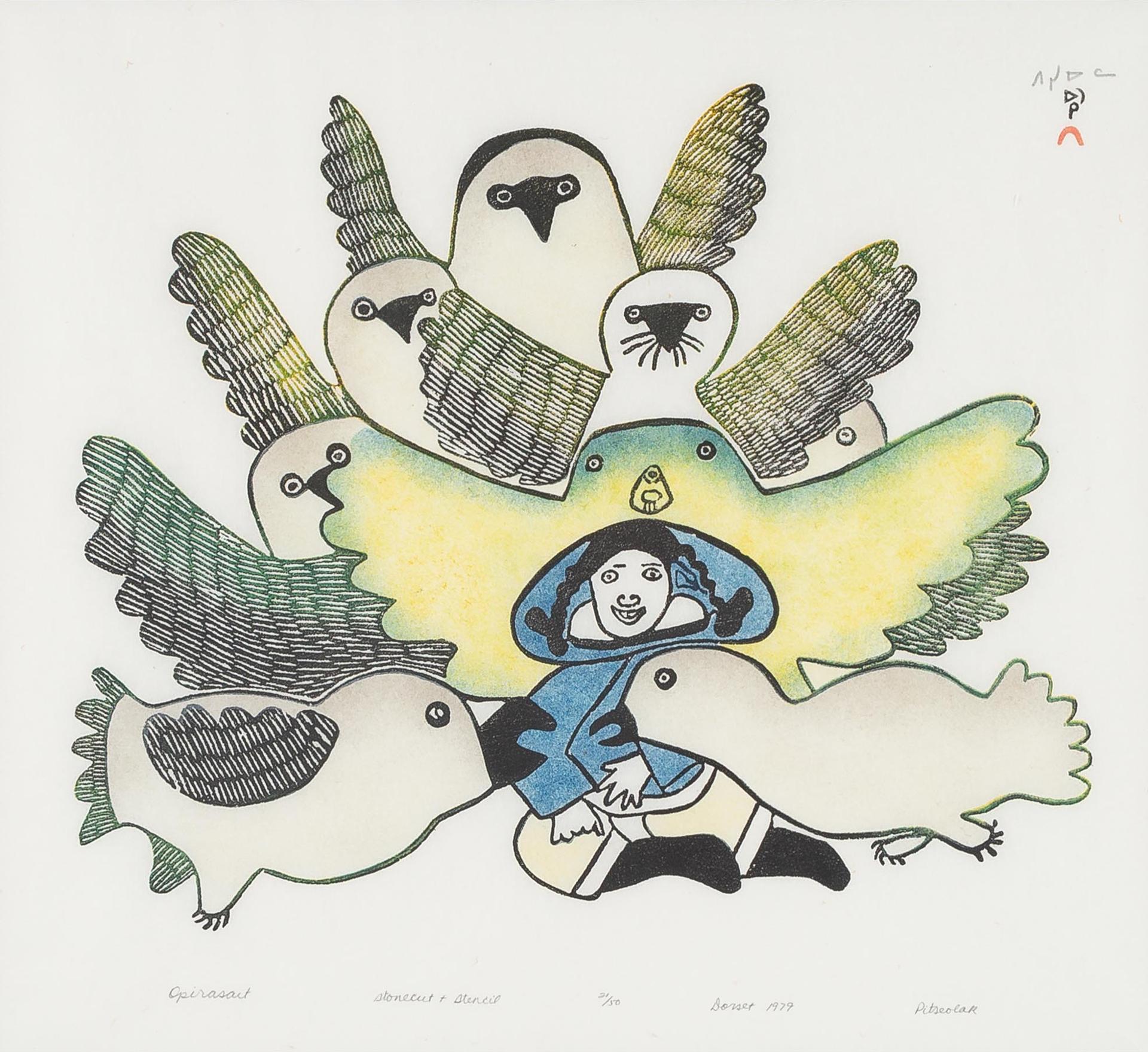 Pitseolak Ashoona (1904-1983) - Opirasait