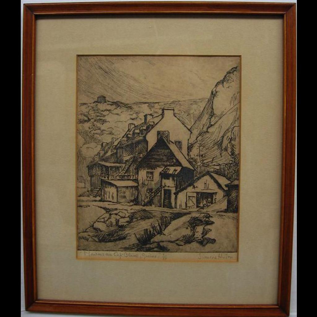 Simone Marie Yvette Hudon (1905-1984) - Maisons Cap-Blanc, Quebec; Dans Le Bassine-Louise, Quebec
