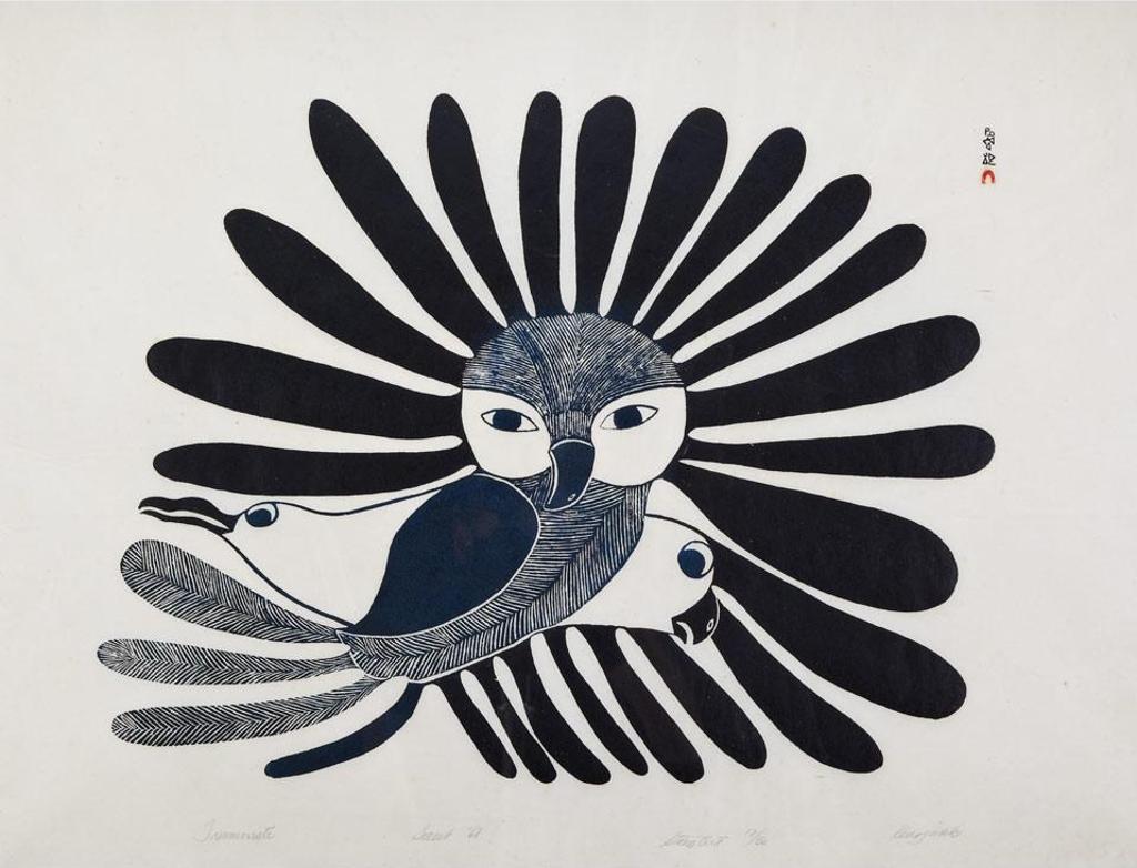 Kenojuak Ashevak (1927-2013) - Triumvirate